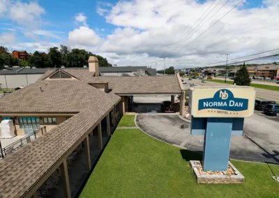 Norma Dan Motel property aerial view