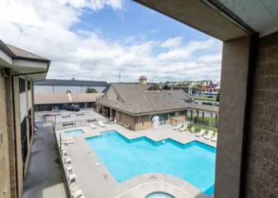 Norma Dan Motel pool view from balcony