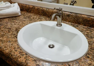 Norma Dan Motel bathroom sink