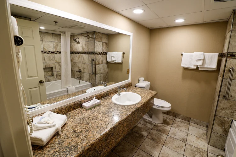 Norma Dan Motel Bathroom with Sink and Toilet