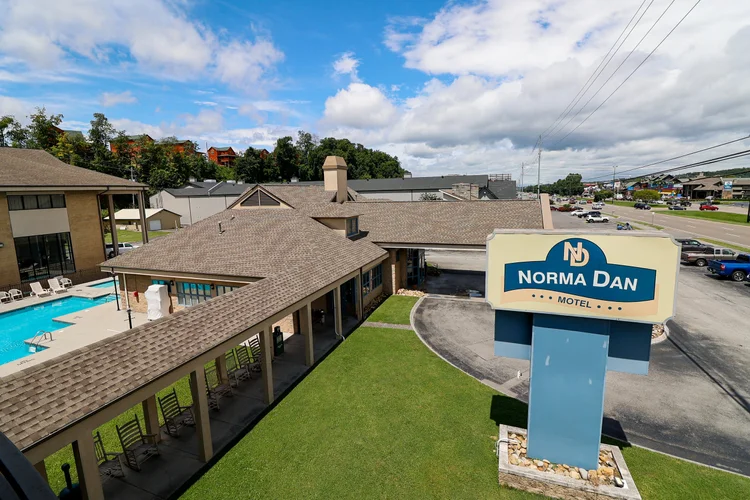 Norma Dan Motel Overhead Property View