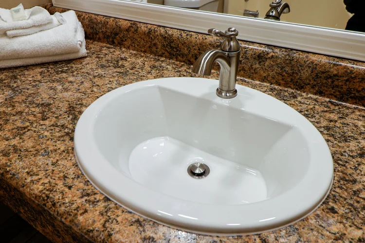 Norma Dan Motel Two Queen Bed Room bathroom sink